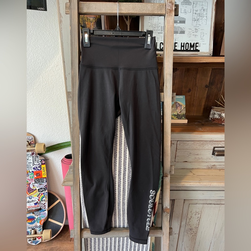 Lululemon x Soulcycle women’s wunder train contour fit high rise tight size 4 - Picture 1 of 10